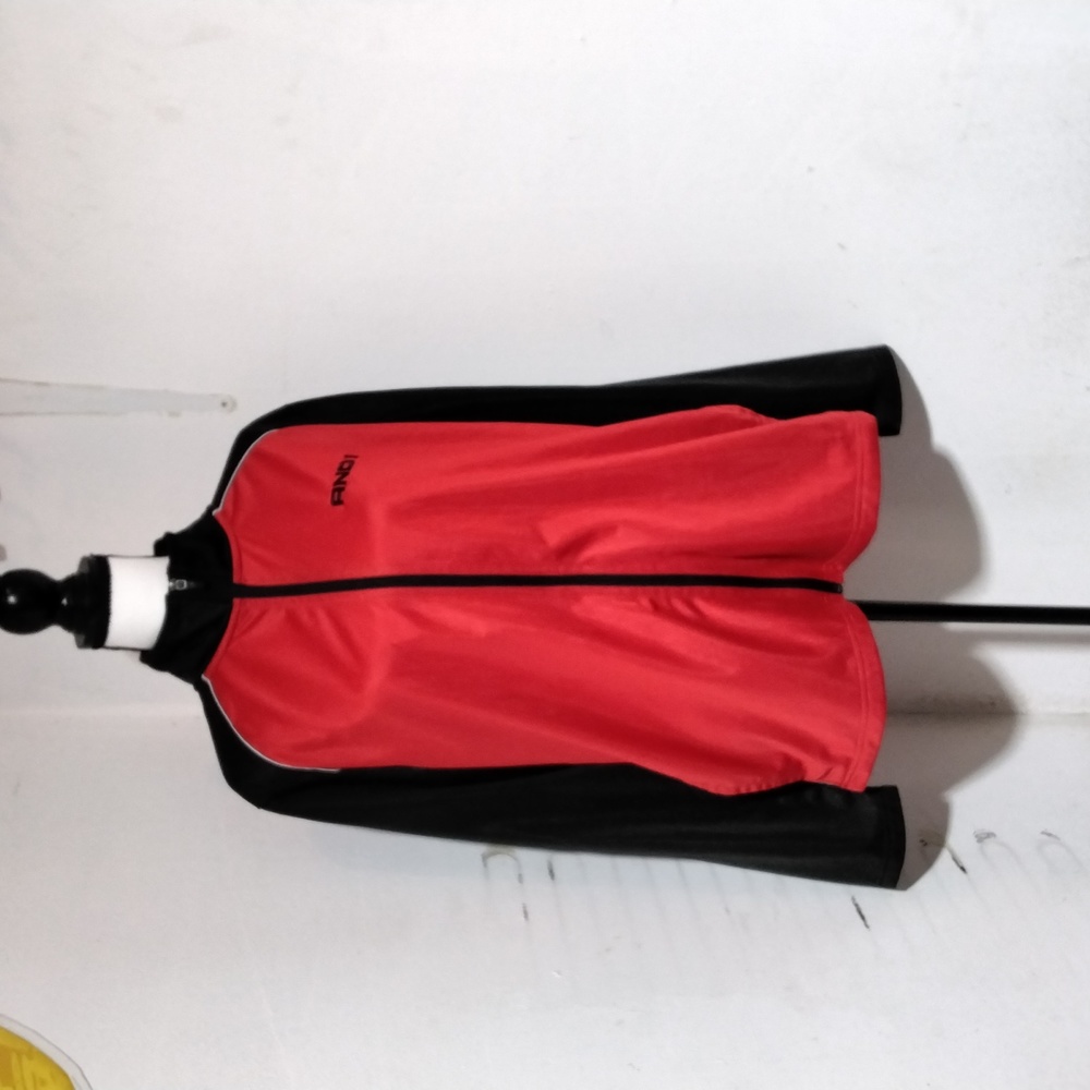 And1 Red & Black Full Zip Jacket Medium